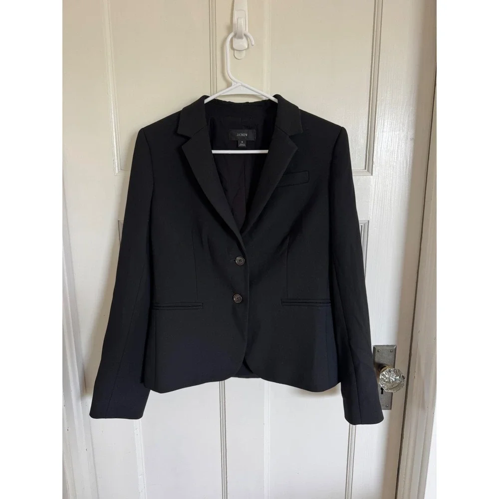 J.Crew black Parke blazer size 8